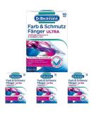 Dr. Beckmann Color & Dirt Catcher Ultra - Long-Lasting Color Protection for Dark Laundry | 4 Pack of 10 Towels with Activated Carbon | Ultra-Strong & Brilliant Colors - Buy Online on GoSupps.com