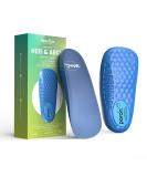 Buy Welnove Memory Foam Heel Inserts for Plantar Fasciitis Relief | Shock Absorbing Insoles for Work Boots | 3/4 Length Comfort | Men 5-8 & Women 6-10 - International Shipping Available - Buy Online on GoSupps.com