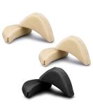 WLLHYF Soft Sponge Adjustable Shoe Filler Big Toe Plug Foot Brace Pads - 3 Pairs, Skin+Black - Comfortable Inserts for High Heels & Relief from Foot Pain - Reusable & Adjustable for Perfect Fit - Buy Online on GoSupps.com