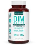DIM Supplement 250mg - Diindolylmethane with Dong Quai Vitamin E & BioPerine | Hormonal Balance & Menopause Relief for Women & Men | Veggie Caps - Buy Online on GoSupps.com