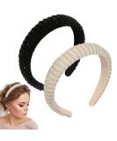 Shop Elegant Crystal Frontal Ligament Hair Bands - Pearl & Imitation Diamond Hair Accessories for Women & Girls | Perfect for Parties & Weddings - Buy Online on GoSupps.com