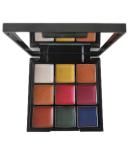 9-Color Glitter Super Gloss Lipstick Palette - Moisturizing Waterproof & Pigmented Makeup for Festivals & Halloween - Buy Online on GoSupps.com