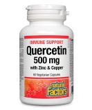 Natural Factors Quercetin 500 mg 60 Vegetarian Capsules - Buy Online on GoSupps.com