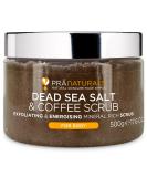 Pranatural Dead Sea Salt Body Peeling 500g - Vegan Moisturizing & Nourishing Natural Oils | Paraben-Free Cruelty-Free - Buy Online on GoSupps.com