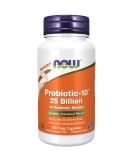 NOW Supplements, Probiotic-10, 25 Billion, with 10 Probiotic Strains, Dairy, Soy and Gluten Free, Strain Verified, 100 Veg Capsules 100 Count (Pack of 1)