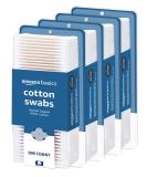 Amazon Basics Cotton Swabs, 500ct, Pack of 4 (Previously Solimo) 4 Pack - Buy Online on GoSupps.com