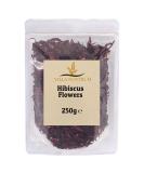 Hibiscus Flowers Whole Petals 250g - Villa Nostrum - Buy Online on GoSupps.com
