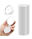 Yalikop Round Mirror Compact - Portable Mini Folding Makeup Mirror for Women Girls - Travel Daily Use - White (36 Pieces) - Buy Online on GoSupps.com