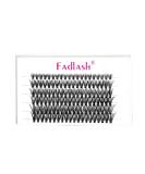 Fadlash 14mm D Curl Cluster Eyelash Extensions - 30 Root Individual Lashes, 0.07mm Thickness - Buy Online on GoSupps.com