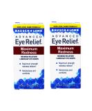 Bausch & Lomb Advanced Eye Relief Redness Drops - Maximum Relief 2 Pack | Fast Shipping Worldwide - Buy Online on GoSupps.com