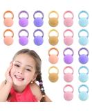 Wisebom 20pcs Colorful Pom Pom Hair Ties for Kids | Elastic Headbands & Hair Accessories for Toddlers & Girls - Buy Online on GoSupps.com