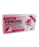 Dr. Schavit FEMOXIL Vaginal Suppositories - Natural Plant-Based Formula for Bacterial, Viral, and Yeast Infections - Fast Soothing Relief, pH Balance & Health - Buy Online on GoSupps.com