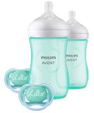 Philips AVENT Natural Baby Bottle with Responsive Nipple Teal Gift Set - SCD837/02 - Buy Online on GoSupps.com