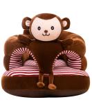 Baby Support Seat  Cute Baby Sofa Chair for Sitting Up  Comfy Plush Infant Seats (Monkey W17.5" x H17.5") Monkey W17.5" x H17.5" - Buy Online on GoSupps.com