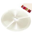 100PCS Transparent Nail Art Display Sticks - Natural Color Swatch for Gel Polish DIY Christmas Gift - Buy Online on GoSupps.com