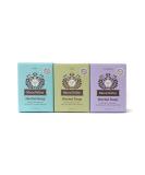 Organic Mint-Lavender-Sage Body & Face Soap Bar Trio | Moon Valley Organics | Pack of 3 - Buy Online on GoSupps.com