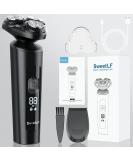 2024 IPX7 Waterproof Electric Shavers for Men | LED Display & Fast Charging | Ideal Gift for Grooming - Buy Online on GoSupps.com