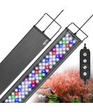 SEAOURA 24/7 Mode LED Aquarium Light | Full Spectrum Fish Tank Light with Timer & Auto On/Off | 42W for 48-54 inch Tank | 7 Colors, Adjustable Brightness, 3 Modes | Freshwater Plant Growth - Buy Online on GoSupps.com