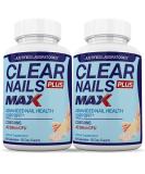 Justified Laboratories Clear Nails Plus Max - 2 Pack Probiotic Pills (40 Billion CFU) - 60 Capsules for Healthier Nails - Buy Online on GoSupps.com