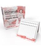 Mineroll Styptic Stick - 4 Pack (80 Pieces) | Stops Bleeding for Shaver Cuts | Hygienic Razor Accessories for Men & Women | Ideal for Hairdressers - Buy Online on GoSupps.com
