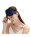 ZIMASILK 100 Natural Silk Sleep Mask Adjustable Super-Smooth Soft Eye Mask for Sleep Multiple Color Options(Navy Blue) - Buy Online on GoSupps.com