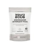 Molly's Suds Dishwasher Pods | Natural Dishwasher Detergent, Cuts Grease & Rinses Clean (Residue-Free) for Sparkling Dishes, Biodegradable Auto-Release Tabs (Fragrance Free - 60 Count) Unscented - 60 Count - Buy Online on GoSupps.com