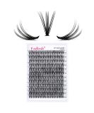 Eyelashes Individual Cluster 20D 0.07 C Curl | 15-20mm Artificial Eyelash Extensions for Beginners - DH-20D-07-C - Buy Online on GoSupps.com