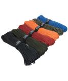 Golberg Premium Polyester Accessory Cord - USA Made Smooth Braid, Minimal Stretch Rope - 6mm x 50 Feet - Compact & Lightweight Black Cord - Buy Online on GoSupps.com