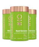 Nutriburst - NutriGreens Multipack - 22 Fruits + Vegetables + Herbs + Mushrooms + Live Bacteria Cultures - Boosted with Vitamins: Zinc VIT C D3 B5 B6 B12-3 Month Supply - Suitable for Vegans NutriGreens - Fruits Vegetables Essential Vits 60 count (Pack of - Buy Online on GoSupps.com