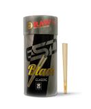 RAW Black Cones King Size | 100 Pack | Natural Pre Rolled Rolling Paper Pressed Extra Fine for Thin, Slow Burning, Naturally Translucent Paper with Tips & Packing Tubes Included 100 Count (Pack of 1) - Buy Online on GoSupps.com
