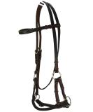 Thor Equine Dark Brown Sidepull with Round Noseband - Premium Cob Size for International Shipping - Buy Online on GoSupps.com