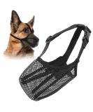 Fwlwtwss Dog Muzzle - Adjustable Rounded Mesh Design for Small Medium & Large Dogs - Prevents Biting Chewing & Barking (XL) - Buy Online on GoSupps.com