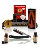 Shave Ready 10 Piece Set - 6/8 Straight Razor Shaving Kit - Buy Online on GoSupps.com