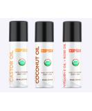 Organic Oils for Skin & Hair: Vitamin E Castor & Coconut Oil Roll-Ons - Shop Now - Buy Online on GoSupps.com