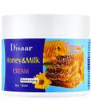Moisturizing Honey Milk Cream - Anti-Acne Wrinkle Reduction & Pore Minimizer for Face & Body | 120ml - Buy Online on GoSupps.com