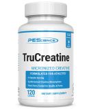 PEScience Trucreatine Capsules - 120 Count Creatine Monohydrate Supplement for Muscle Growth & Performance - Buy Online on GoSupps.com