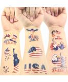 Patriotic Temporary Tattoos - 110 PCS for Adults & Kids | USA Independence Day & Party Supplies - Buy Online on GoSupps.com