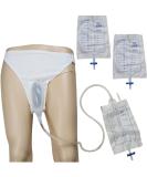 BodyMoves Reusable Pee Bag for Men - Spill Proof Urinal Collector & Incontinence Aid | Includes 3 Bags & Elastic Waistband - Buy Online on GoSupps.com