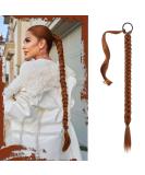 Sofeiyan Long Braid Ponytail Extension with Hair Tie Straight Sleek Wrap Around Hair Extensions Braid Pony Tail Fluffy Natural Soft Synthetic Hairpieces for Women Daily Wear 26 inch-Copper Red 26 Inch (Pack of 1) Copper Red - Buy Online on GoSupps.com