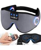 Musicozy Bluetooth Sleep Mask 3D Headphones with Microphone - 14Hrs Playing Time - Grey - Buy Online on GoSupps.com