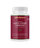 Life's Fortune Organic Apple Cider Vinegar Capsules 700mg Digestive Support with Ginger & Cayenne Pepper | 30 Count - Buy Online on GoSupps.com