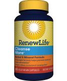 Renew Life Cleanse More - 60 Vegetarian Capsules for Daily Detox & Digestive Support - Buy Online on GoSupps.com