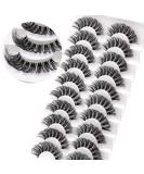 Veleasha Russian Strip Lashes with Clear Band Looks Like Eyelash Extensions D Curl Lash Strips 10 Pairs Pack (DT01) 10pairs-Clear Band DT01 - Buy Online on GoSupps.com