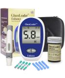 GlucoLeader Enhance Blood Sugar Monitor Kit - 800 Memory Diabetes Testing, CE & ISO Certified, Made in Taiwan - 10 Strips & 10 Lancets Included - Buy Online on GoSupps.com