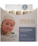 Disana 1110105 Knitted Diaper 5-Pack - 100% Natural Cotton | Eco-Friendly Baby Diapers - Buy Online Worldwide - Buy Online on GoSupps.com