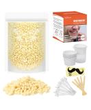 Nose Wax Kit for Men and Women - ANREACHO Nose Hair Removal Kit - 100g Wax, 20 Applicators, Ear Hair Removal - Safe, Easy, Painless Home Waxing (15-20 Uses) - Buy Online on GoSupps.com