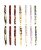 MIAO JIN 14 Pcs Hair Clips Bobby pins Acetate Barrettes Hair Accessories Fashion Geometric Bobby Hair Clips (7 Design) Retro style - Buy Online on GoSupps.com