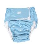 Buy Reusable Adult Diapers | Waterproof & Adjustable Incontinence Quilts Pants - Blue - Buy Online on GoSupps.com