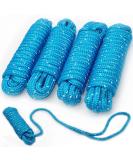 INNOCEDEAR Double-Braided Nylon Dock Line 1/2 x 20' - 4 Pack Blue Reflective Boat Rope - Buy Online on GoSupps.com
