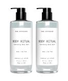 Muse Bath Apothecary Aloe Tea Tree Body Wash 2 Pack - Hydrating & Natural Aromatherapy Body Wash for Women & Men - 32oz - Buy Online on GoSupps.com